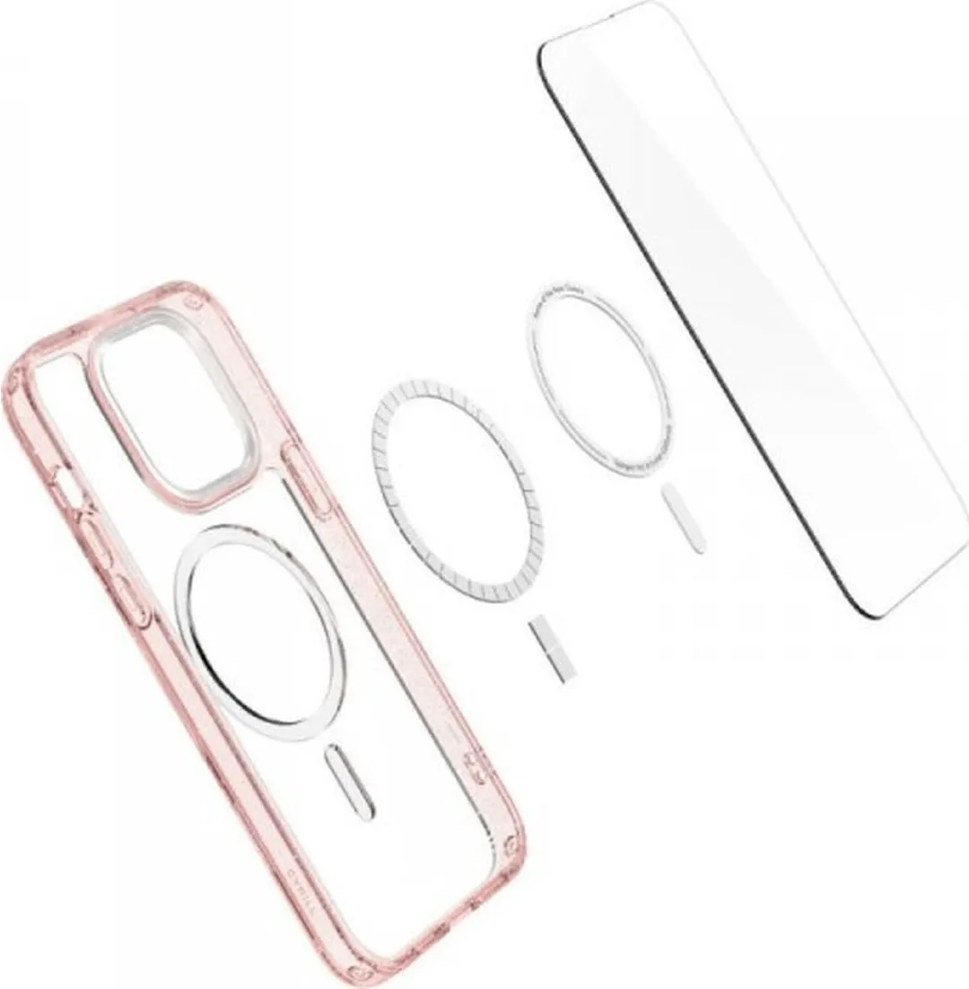 Spigen Cyrill Shine MagSafe Hoesje iPhone 14 Pro - Roze - afbeelding 6 van 6