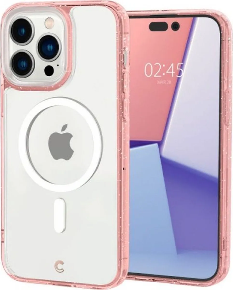 Spigen Cyrill Shine MagSafe Hoesje iPhone 14 Pro - Roze
