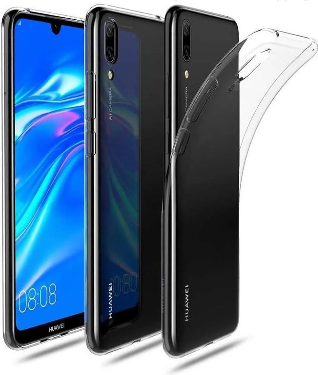 Just in Case Huawei Y6 2019 Soft TPU Hoesje - Transparant