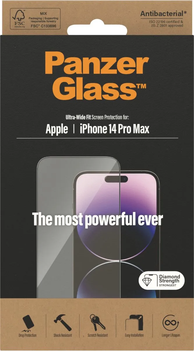 PanzerGlass PG-2774 Screen Protector iPhone 14 Pro Max