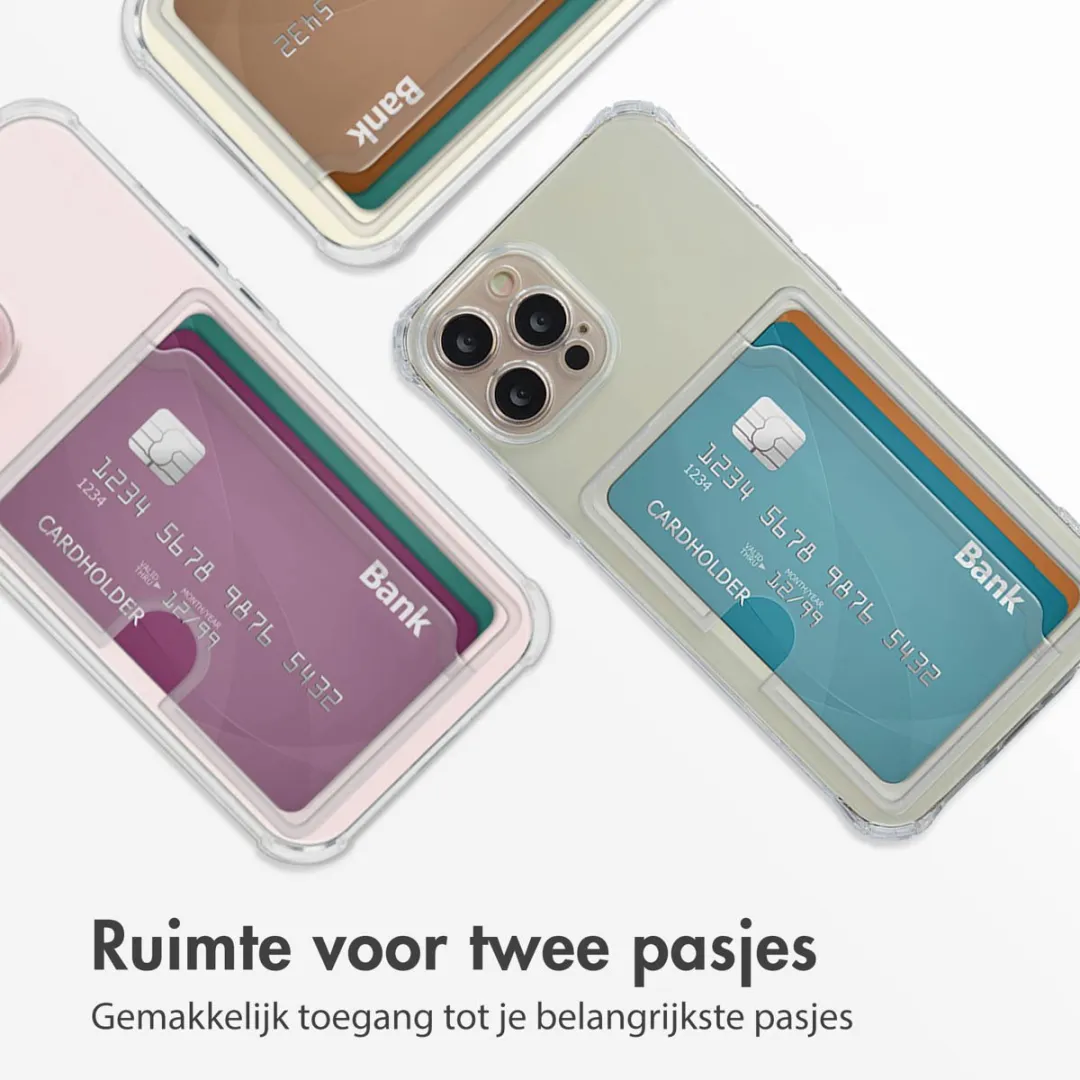Imoshion Hoesje iPhone 12 Pro - 2 Pasjes - Transparant