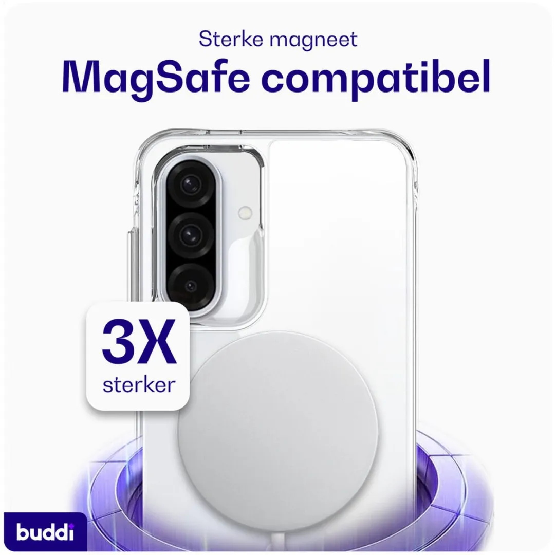 Buddi Core Hoesje Samsung Galaxy A56/A36 - MagSafe - Transparant