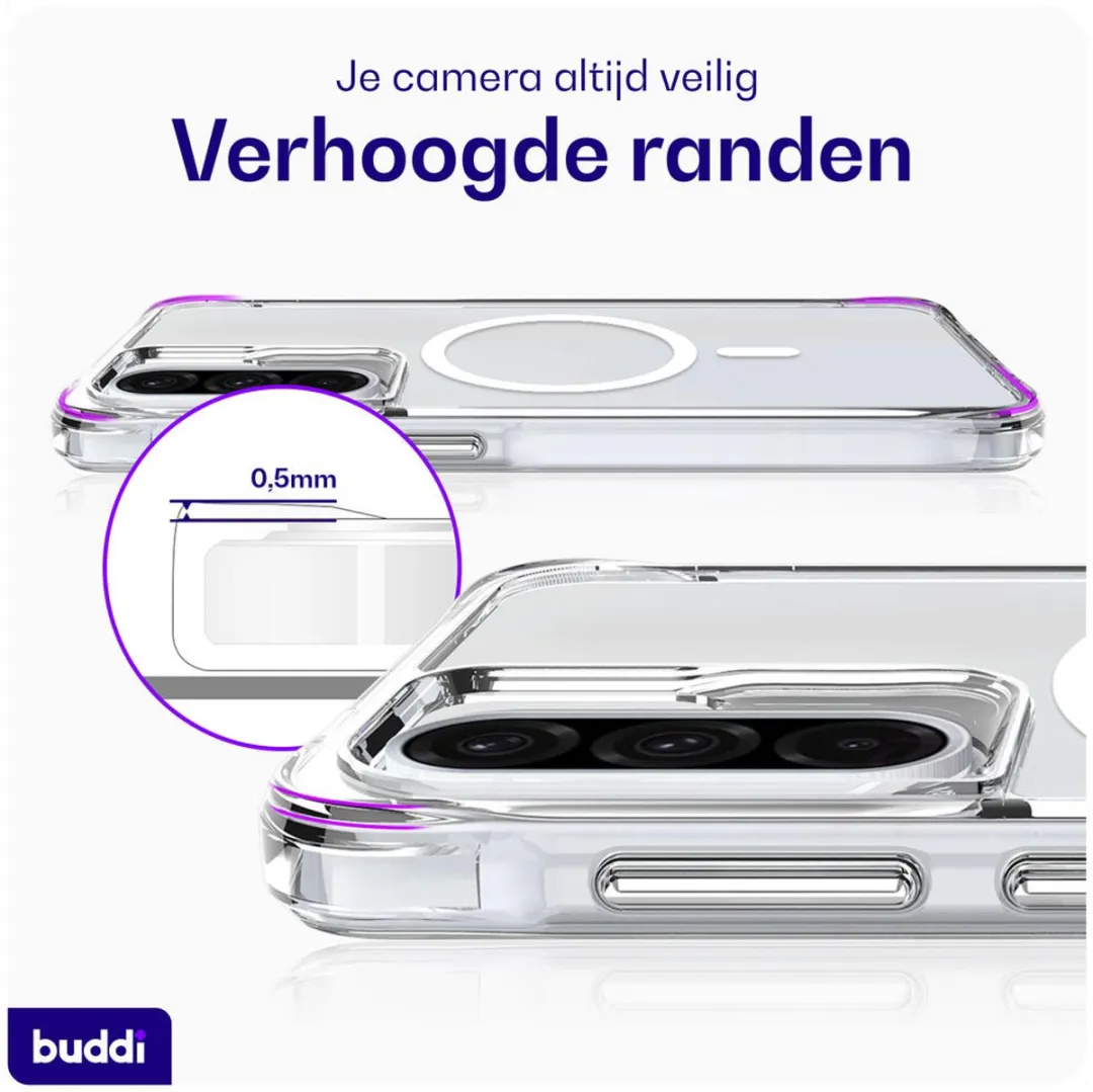 Buddi Core Hoesje Samsung Galaxy A56/A36 - MagSafe - Transparant