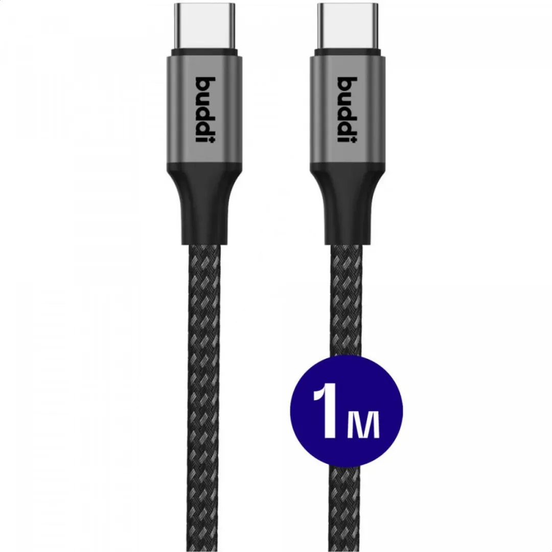 Buddi Flex USB-C Kabel 60W Power Delivery