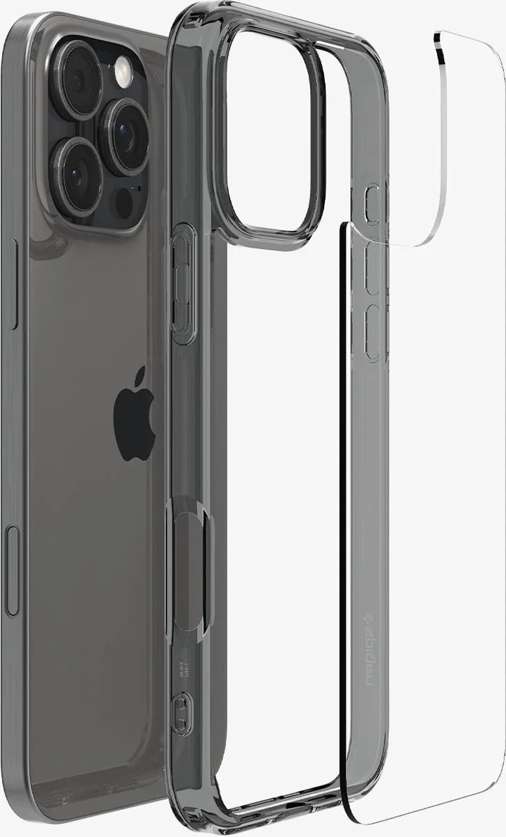 Spigen Ultra Hybrid iPhone 16 Pro Max Hoesje - Transparent