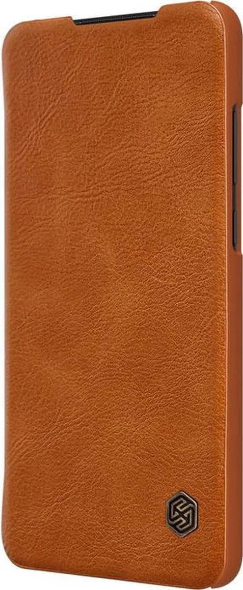 Nillkin Qin PU Leather Book Case voor Huawei P30 - Bruin - afbeelding 3 van 4