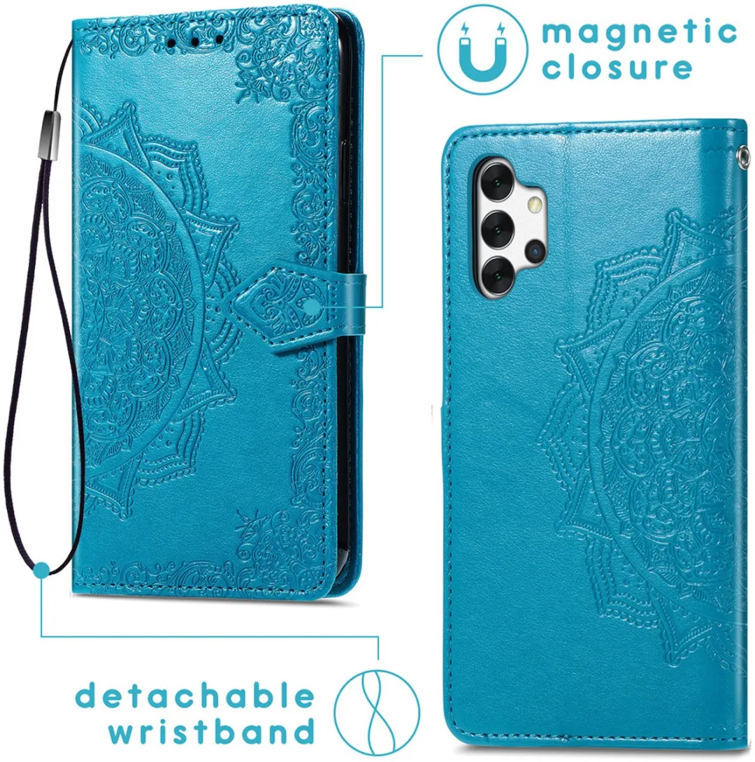 Imoshion Hoesje Samsung Galaxy A32 5G - Turquoise - 3 Pasjes