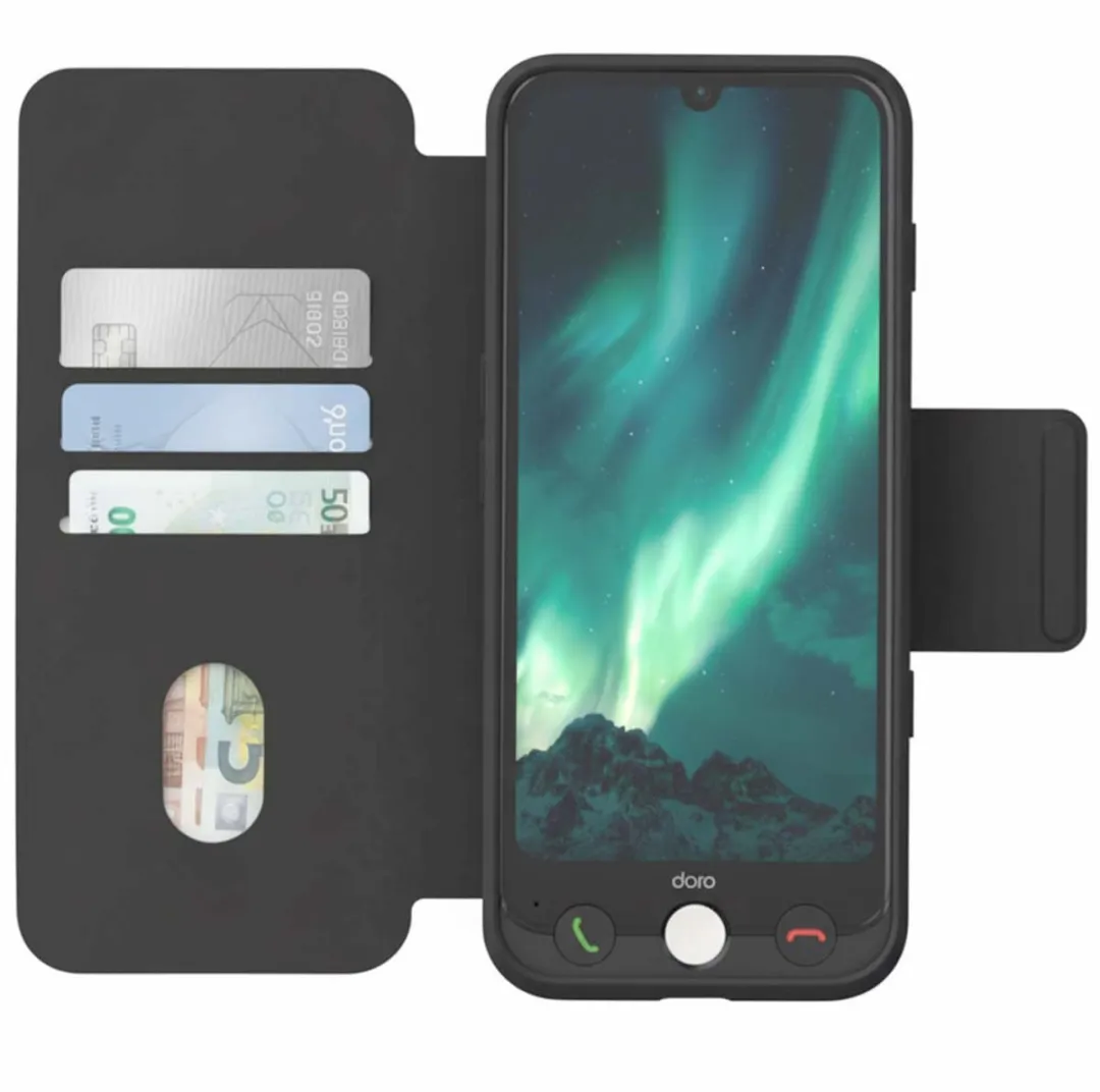 Doro Aurora A30 Wallet Case - Grijs