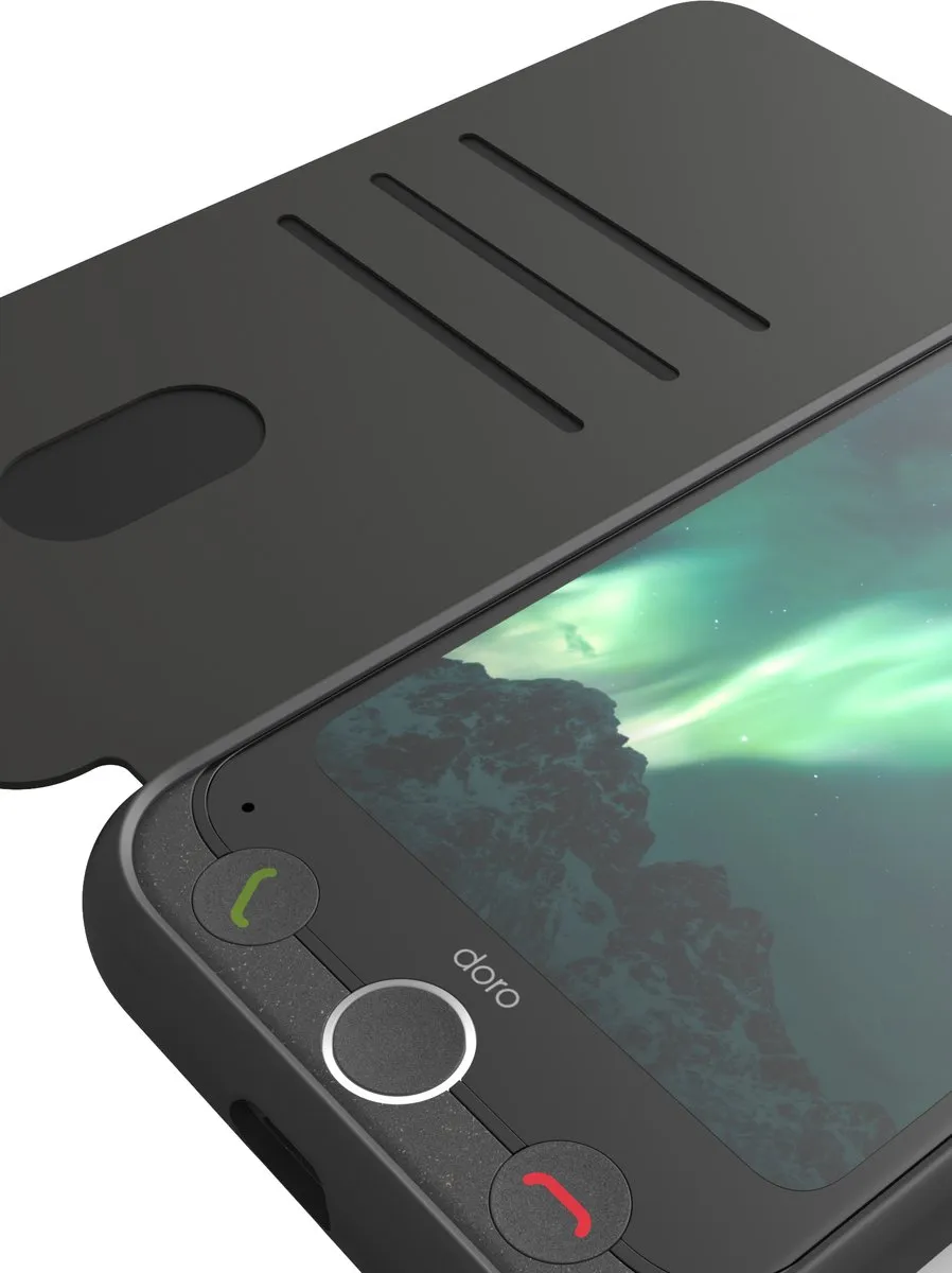 Doro Aurora A30 Wallet Case - Grijs