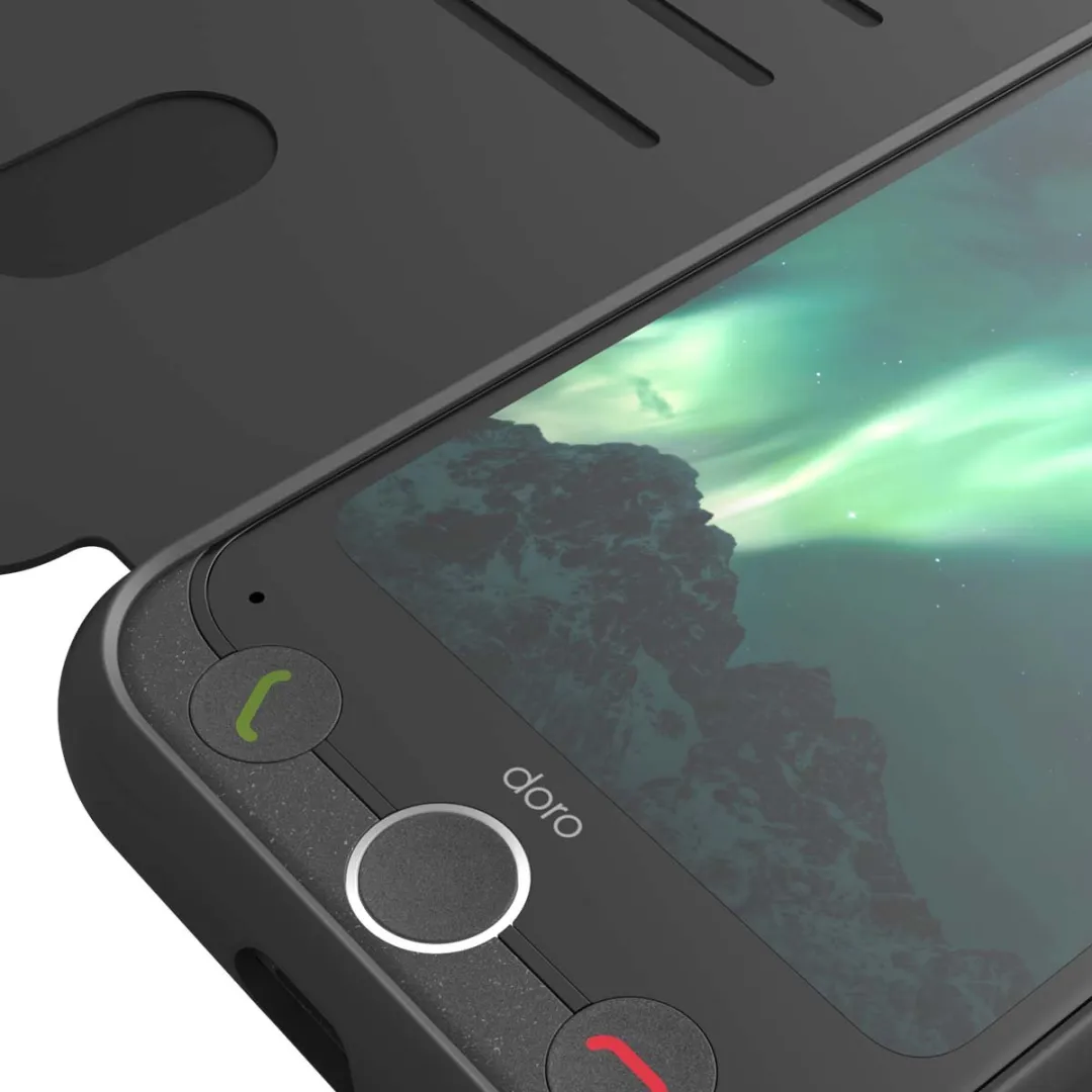 Doro Aurora A30 Wallet Case - Grijs
