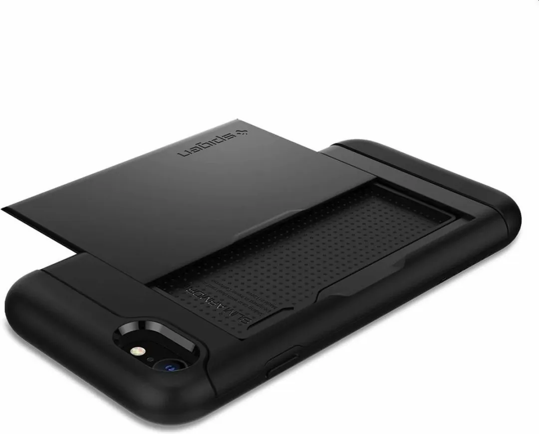 Spigen Slim Armor CS iPhone Hoesje - Zwart