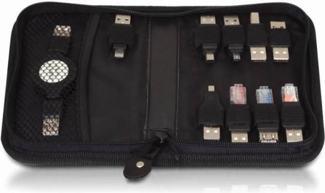 Delock ZU USB Adapterkit 10-delig - Zwart