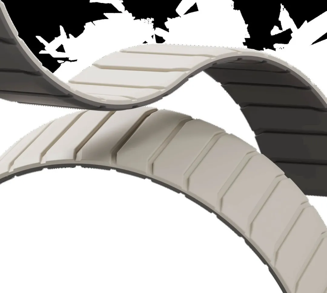 Buddi Fuse Magnetisch Bandje Apple Watch - 3 Stuks - Zwart/Grijs