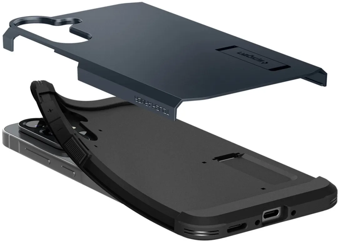 Spigen Tough Armor ACS09295 Backcover - Donkergrijs - afbeelding 6 van 6