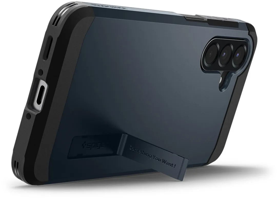 Spigen Tough Armor ACS09295 Backcover - Donkergrijs