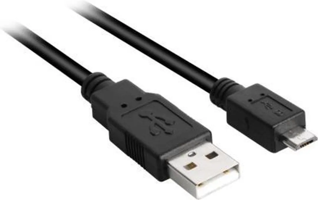 Sharkoon USB 2.0 A Male naar USB Micro-B Kabel - Zwart