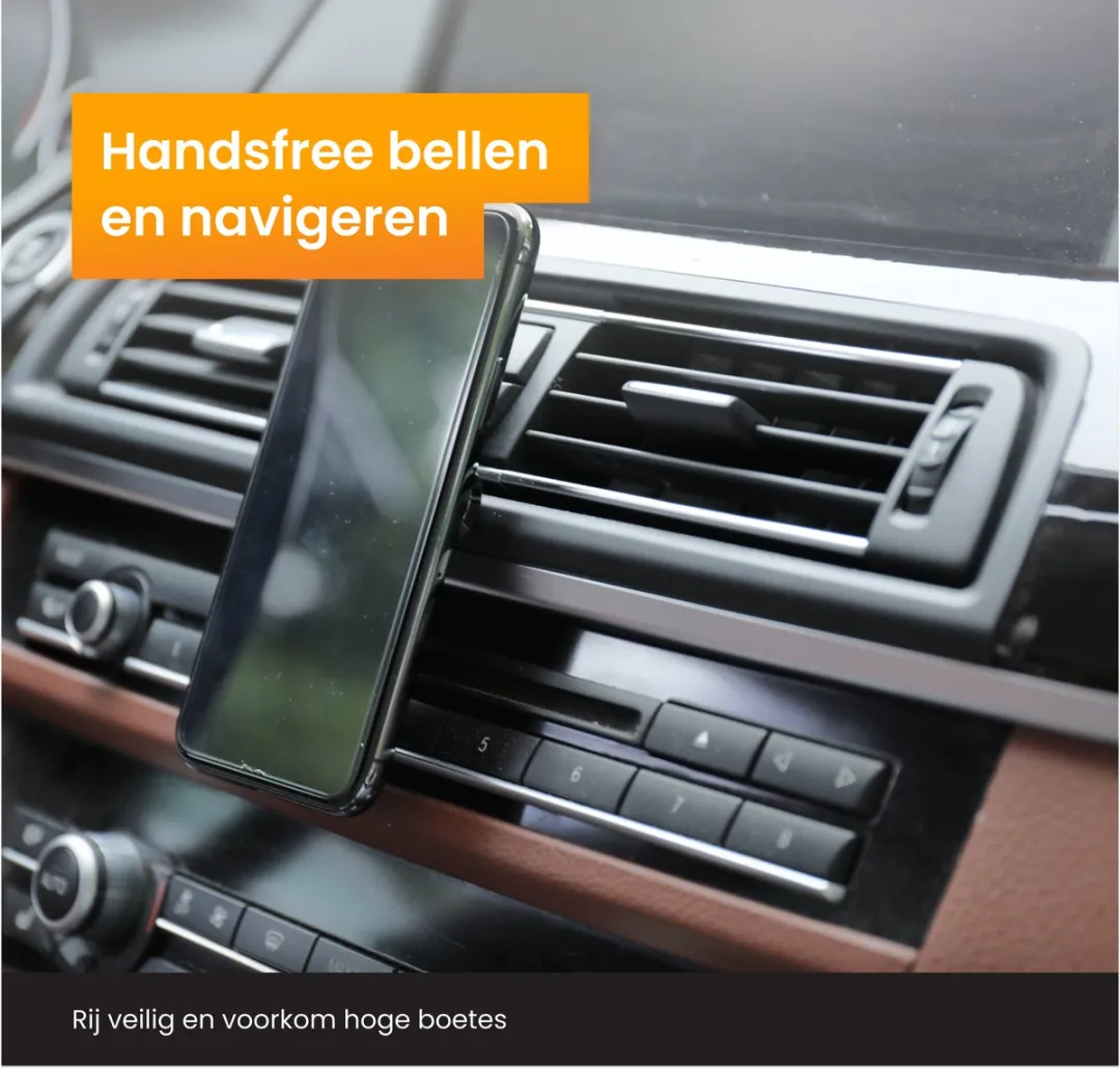 R2B Magnetische Telefoonhouder Auto - 360° Rotatie - Zwart