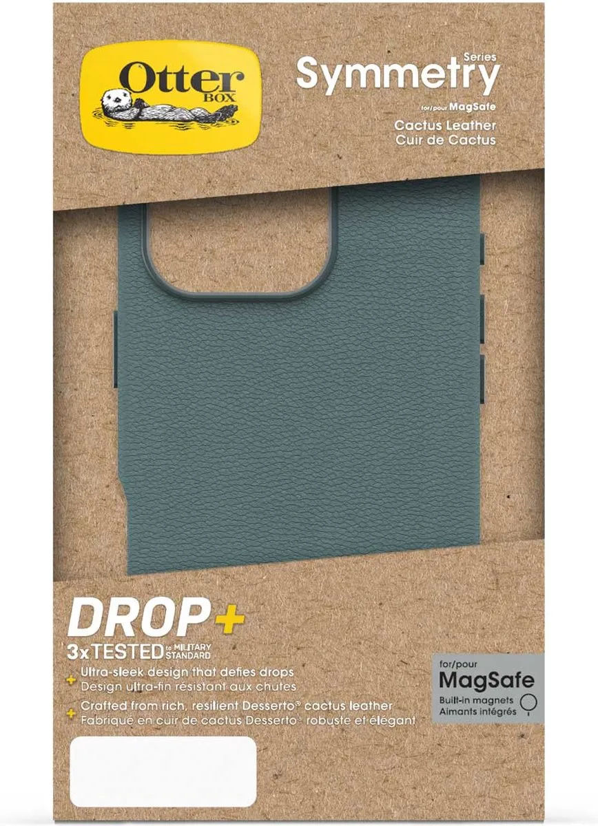 OtterBox Symmetry Cactus Leather Case iPhone 16 Pro - Juniper Sprig - 77-96309