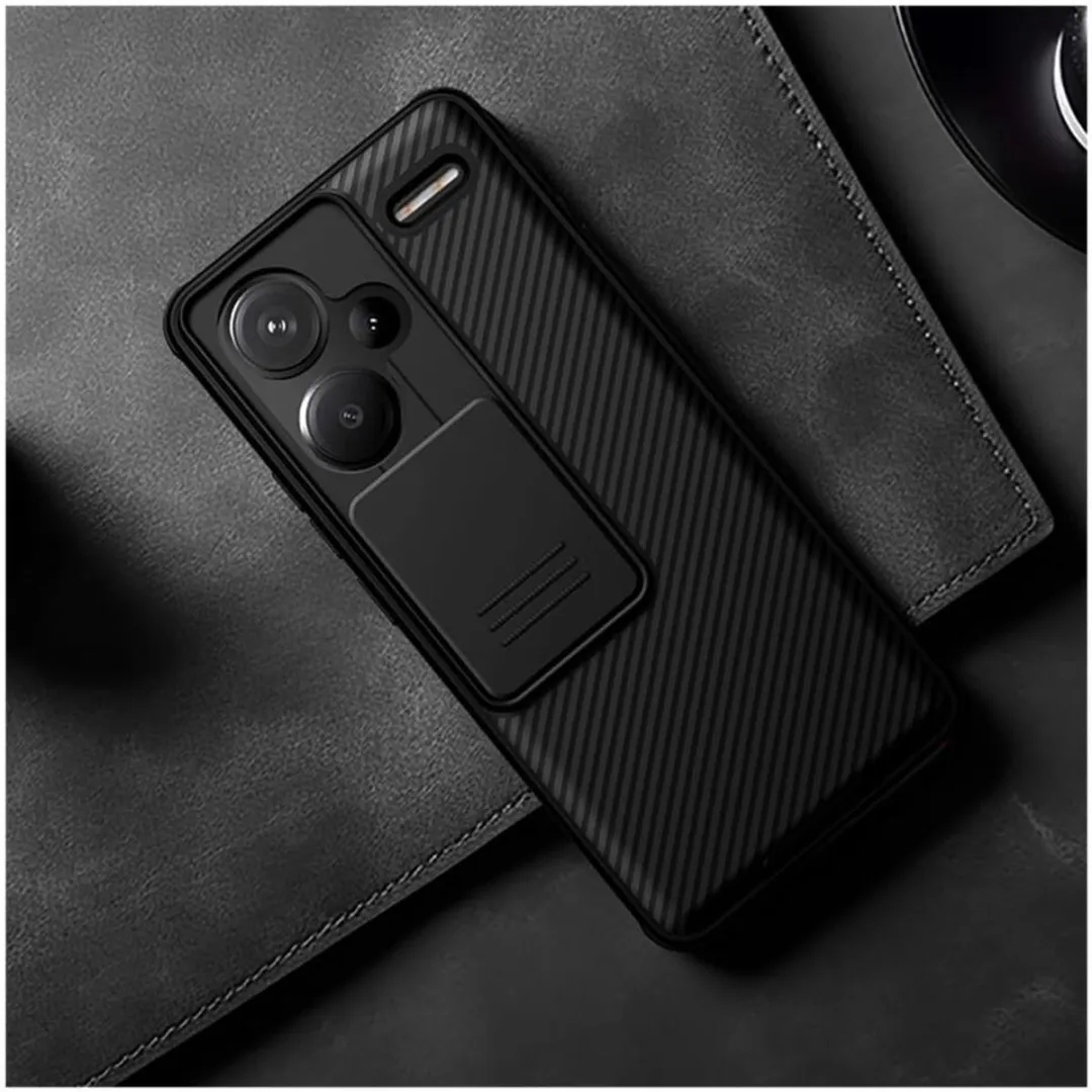 Nillkin CamShield Hoesje Xiaomi Redmi Note 13 Pro+ - Zwart