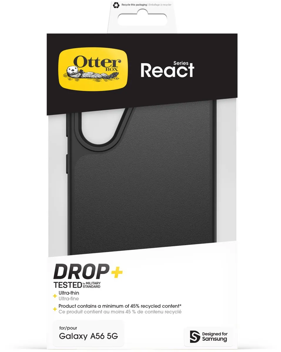 OtterBox React Case Samsung Galaxy A56 77-97791 - Zwart