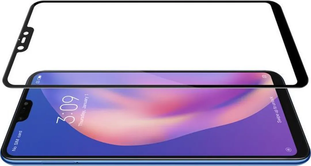 Nillkin Amazing CP+ Tempered Glass 9H Xiaomi Mi 8 Lite - Zwart - afbeelding 2 van 3