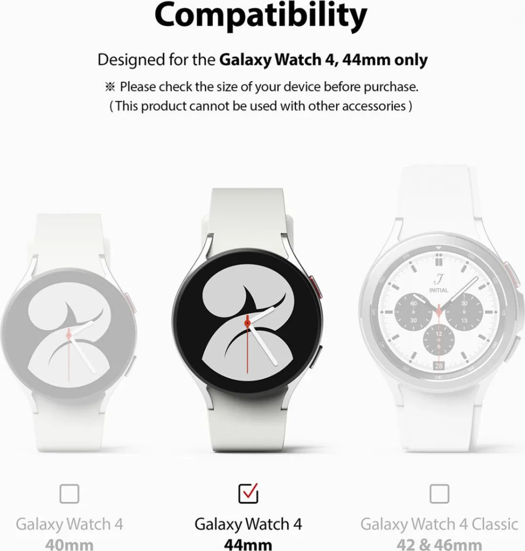 Ringke Screen Protector Samsung Galaxy Watch 4 44mm - 4 Stuks