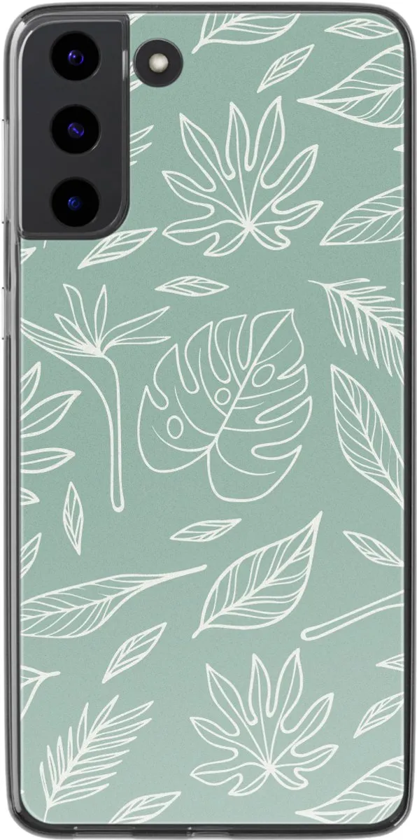 Imoshion Hoesje Samsung Galaxy S22 Leaves Line-Art