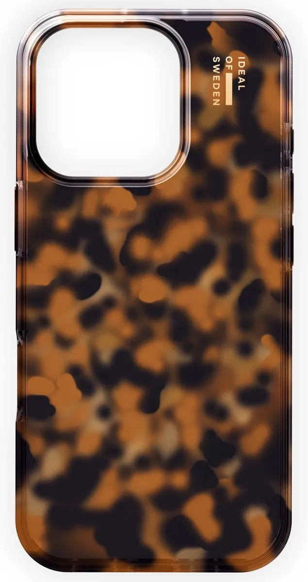 iDeal of Sweden Clear Case iPhone 16 Pro Tortoise