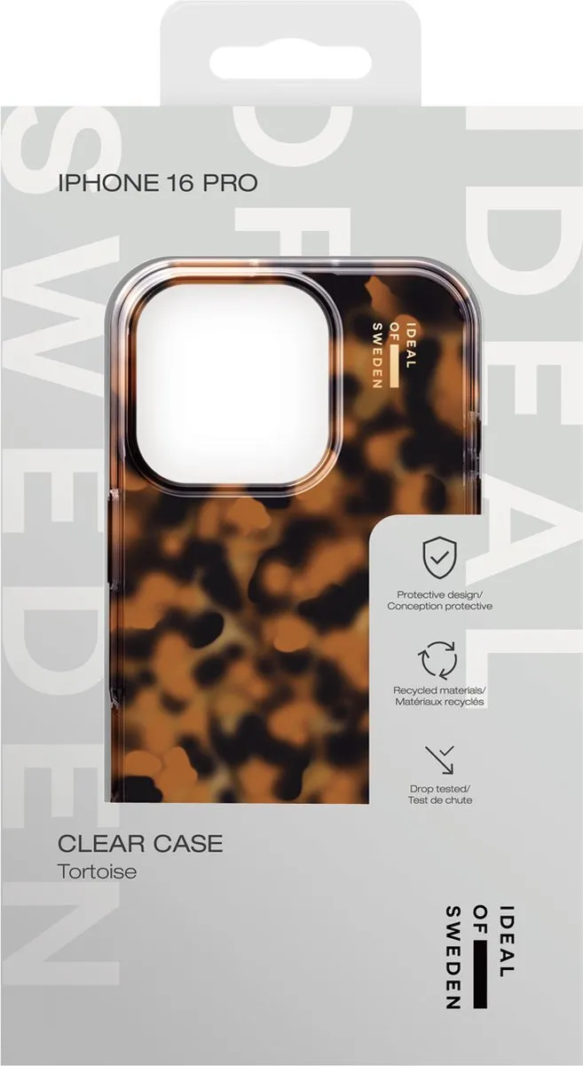 iDeal of Sweden Clear Case iPhone 16 Pro Tortoise - IDCLC-I2461P-518