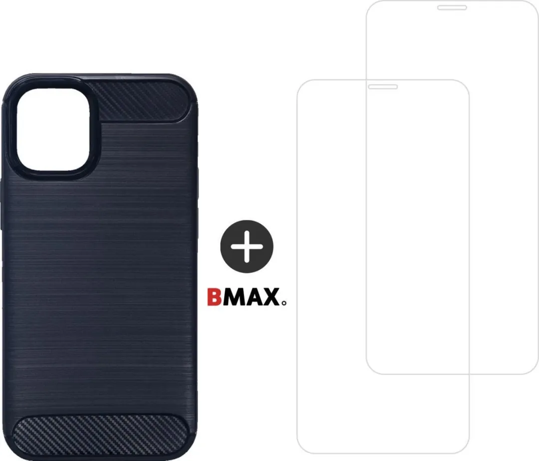 BMAX iPhone 12 Pro Max Carbon Hoesje