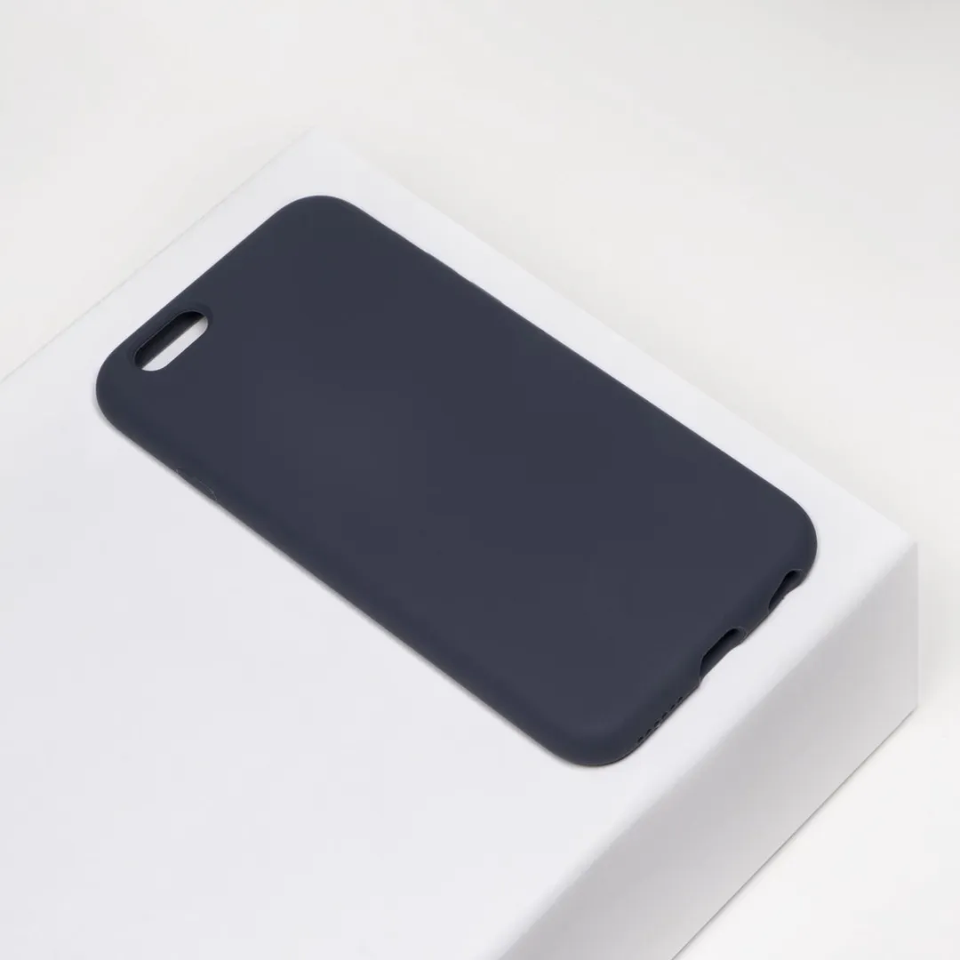 BMAX Siliconen Hoesje iPhone 6/6s Plus - Donkerblauw