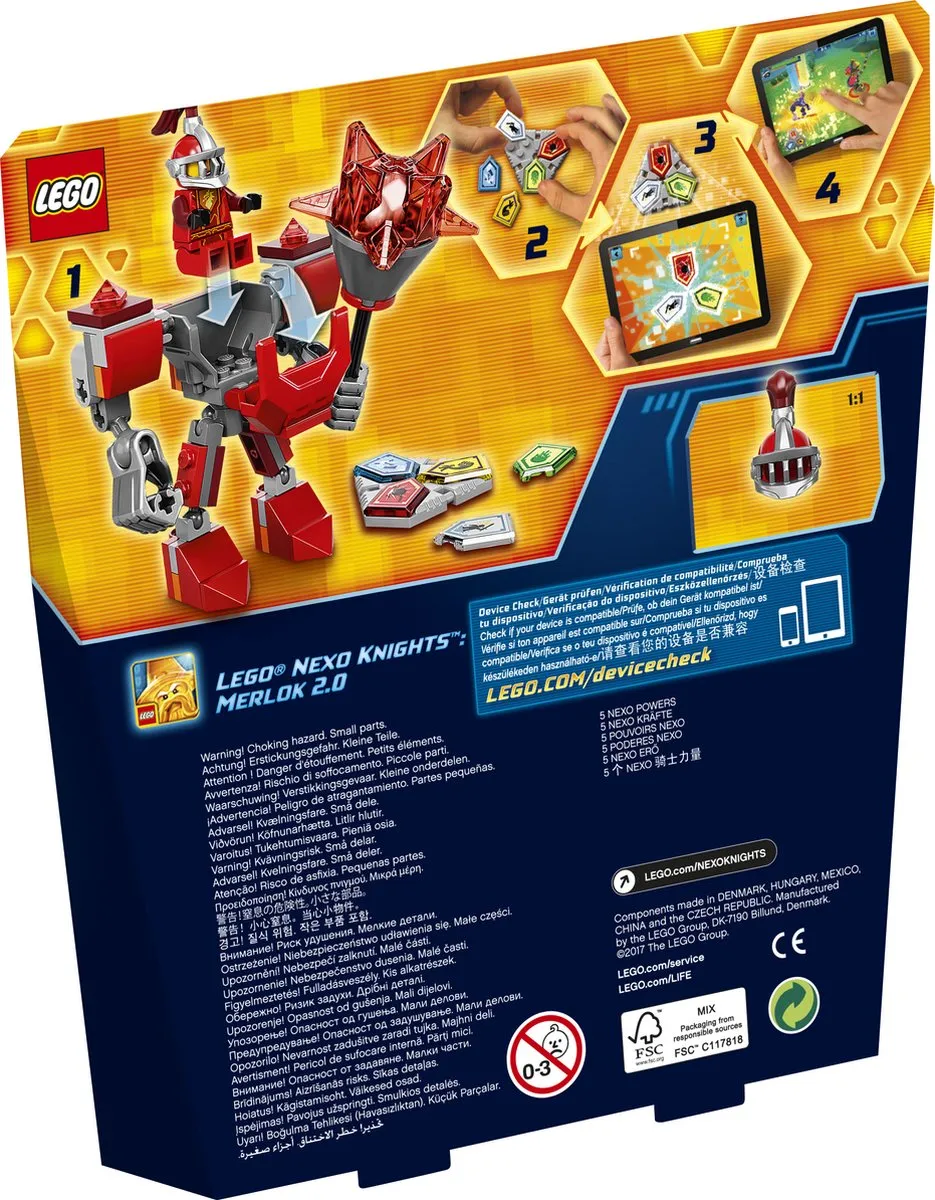 LEGO Nexo Knights Strijdharnas Macy 70363 - 66 Stukken