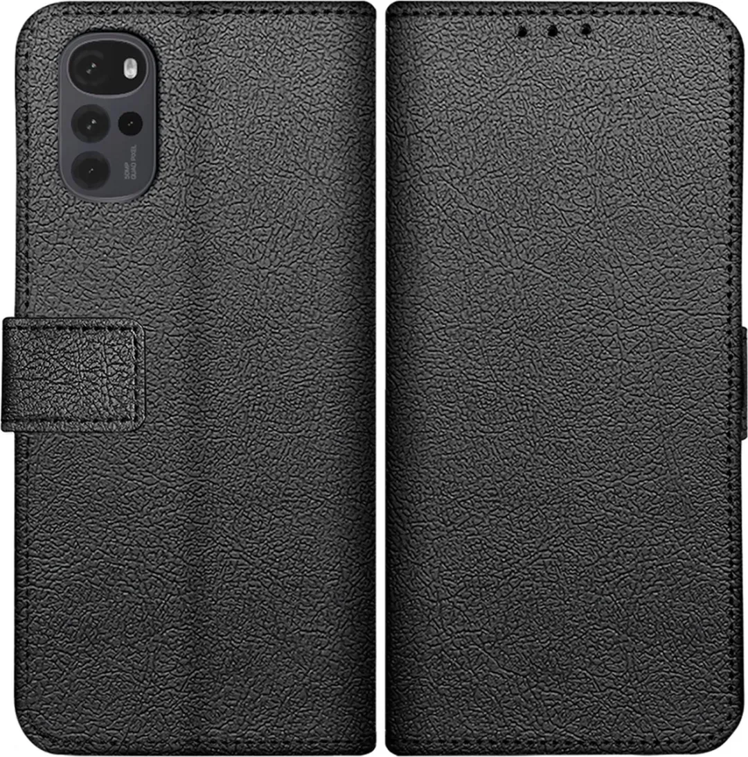 Just in Case Cazy Bookcase Classic Moto G22 Hoesje
