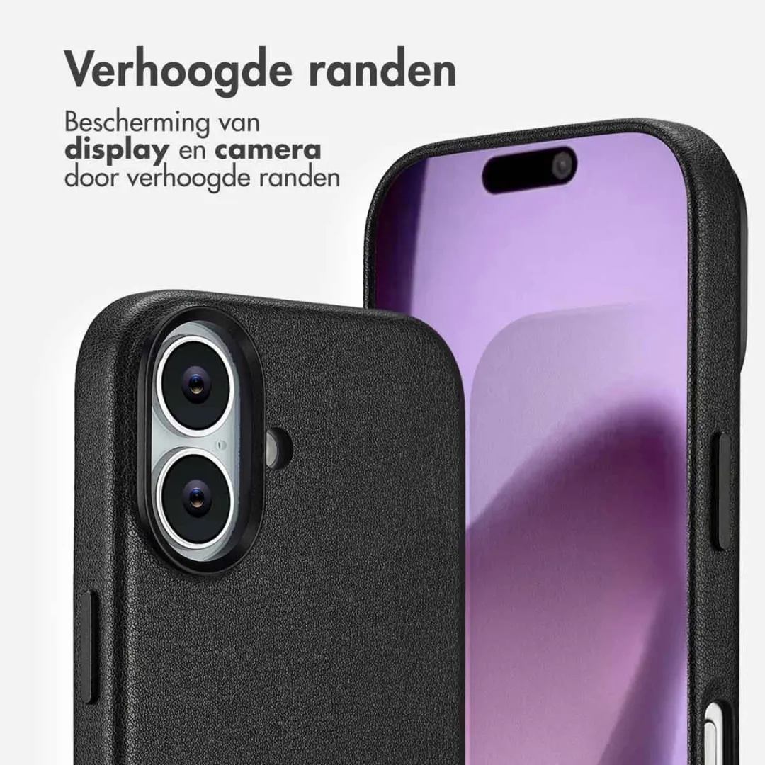 Accezz iPhone 17 Hoesje MagSafe - Black - 2 Pasjes