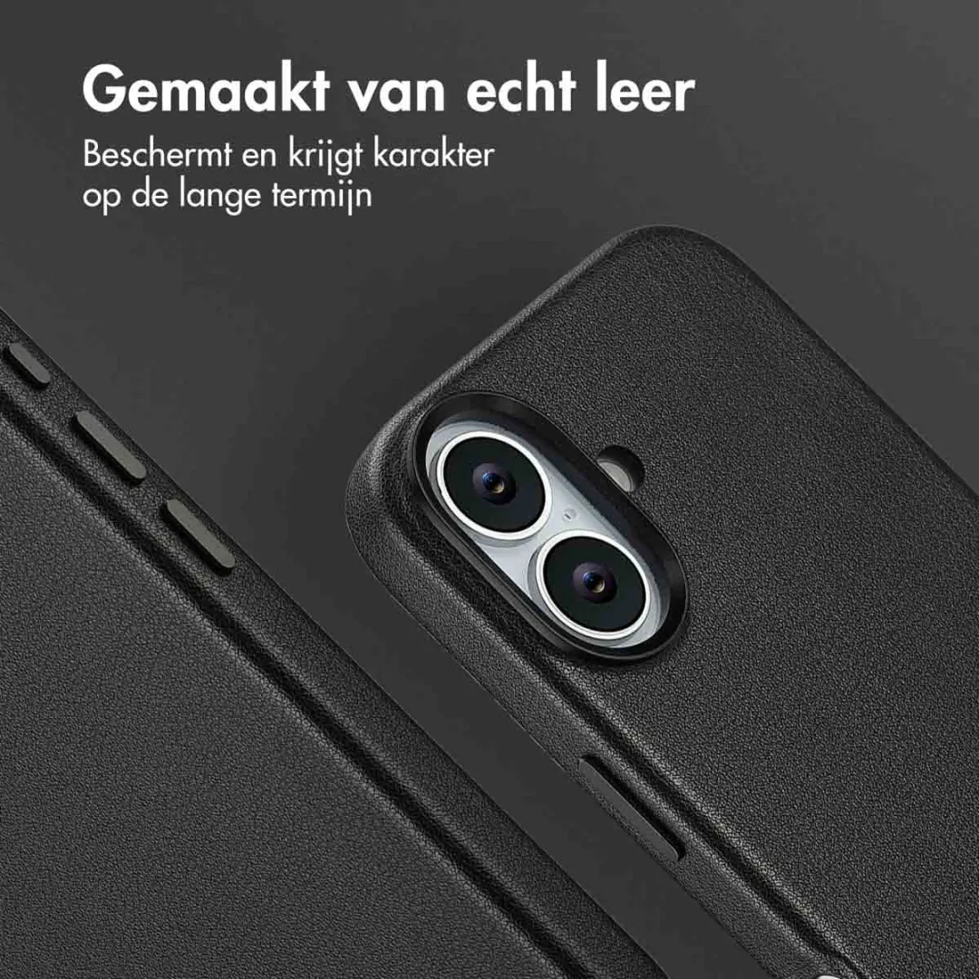 Accezz iPhone 17 Hoesje MagSafe - Black - 2 Pasjes