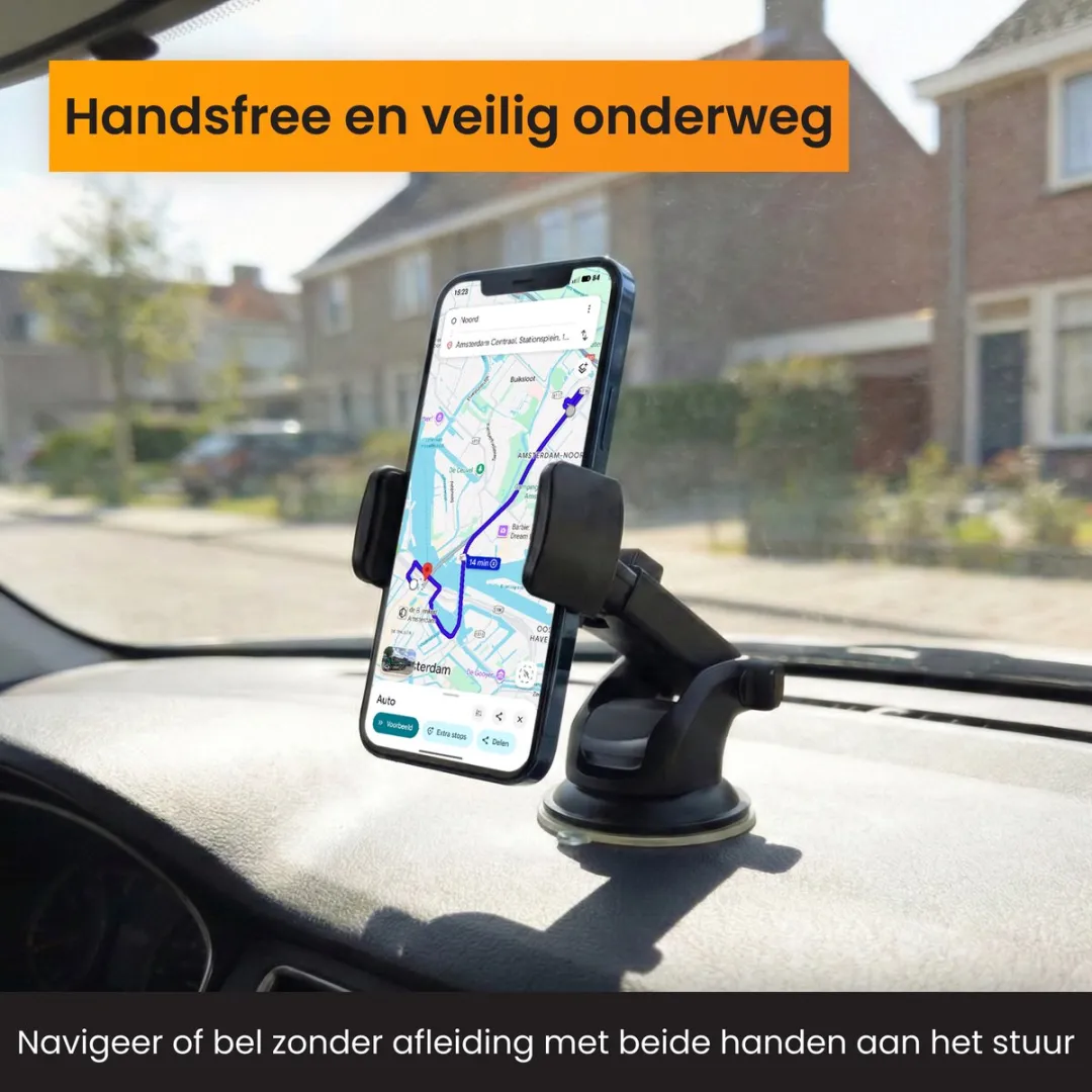 R2B Purmerend Telefoonhouder Auto - Zwart