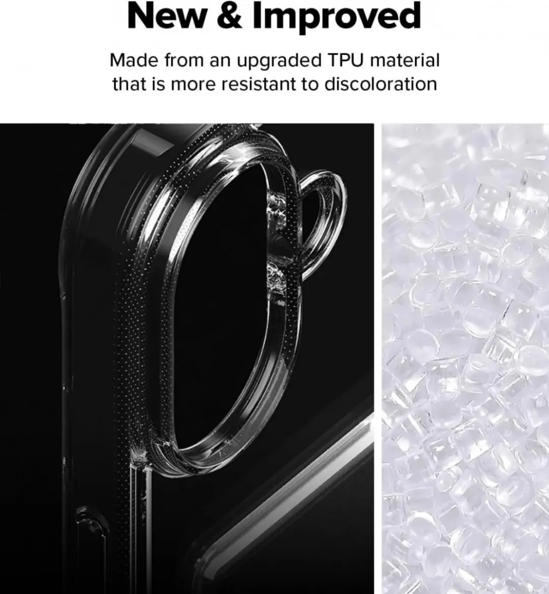 Ringke Fusion Card Hoesje iPhone 16 Plus - Transparant