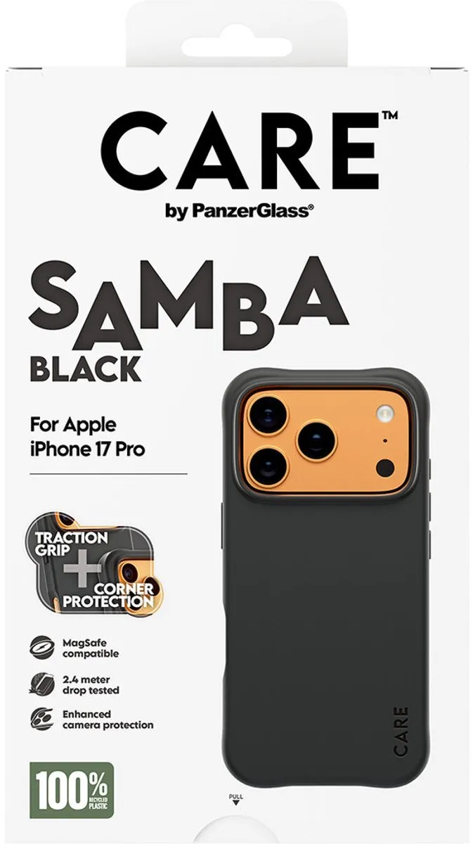 PanzerGlass Hoesje iPhone 17 Pro MagSafe Samba - 5715685027093 - Zwart - afbeelding 6 van 6