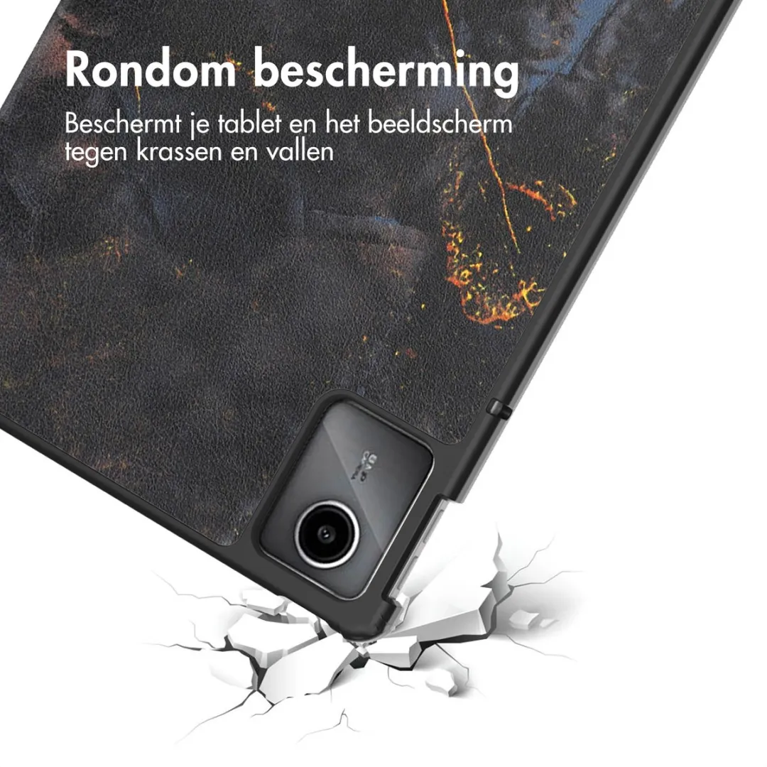 Imoshion SH00072009 Tablethoes - Lenovo Tab M11 - Trifold - 11 Inch - Black Marble