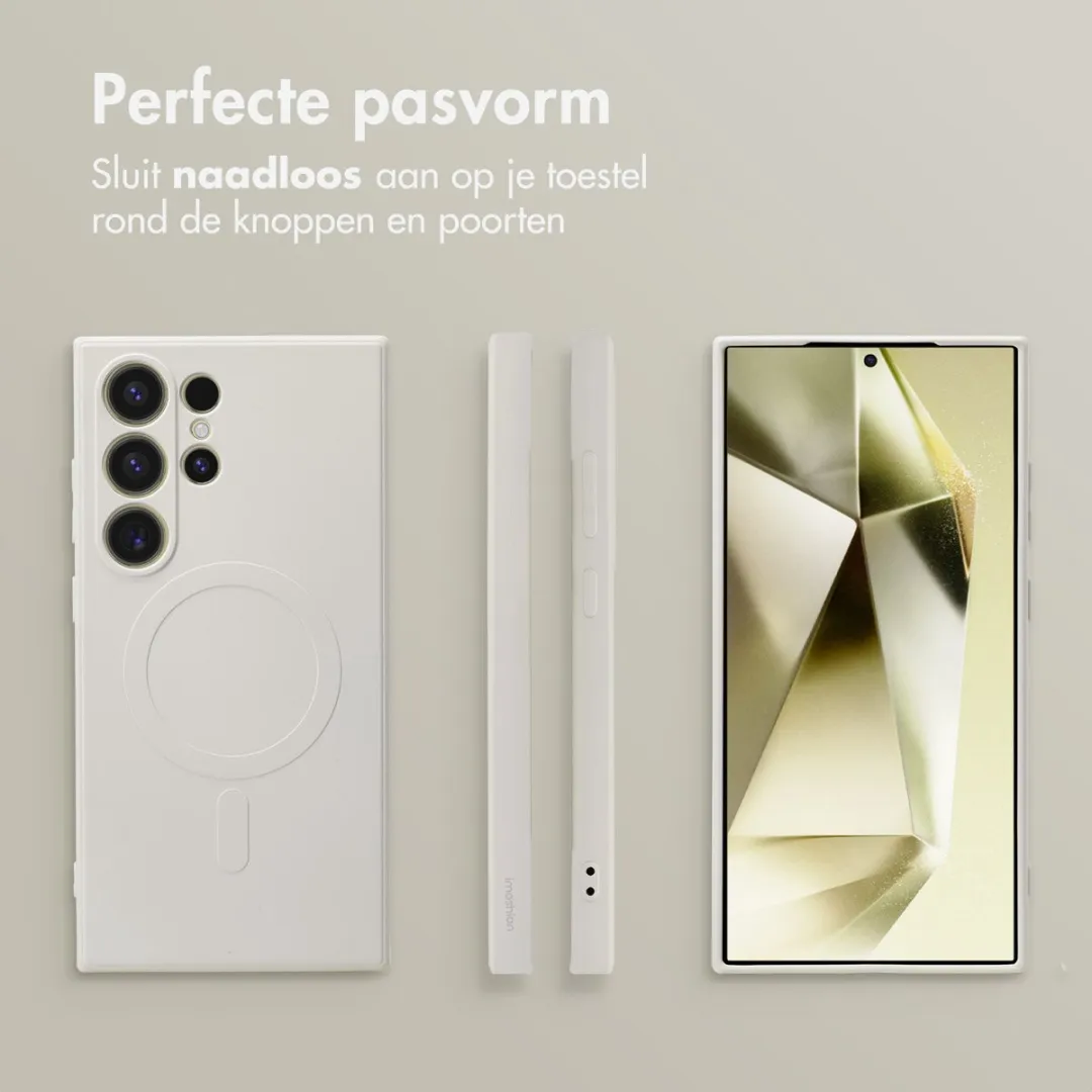 Imoshion Hoesje Samsung Galaxy S24 Ultra - Beige MagSafe - afbeelding 6 van 6
