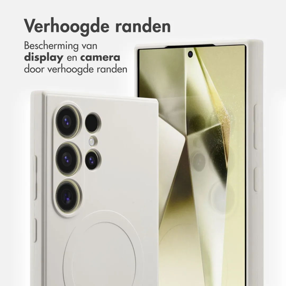 Imoshion Hoesje Samsung Galaxy S24 Ultra - Beige MagSafe