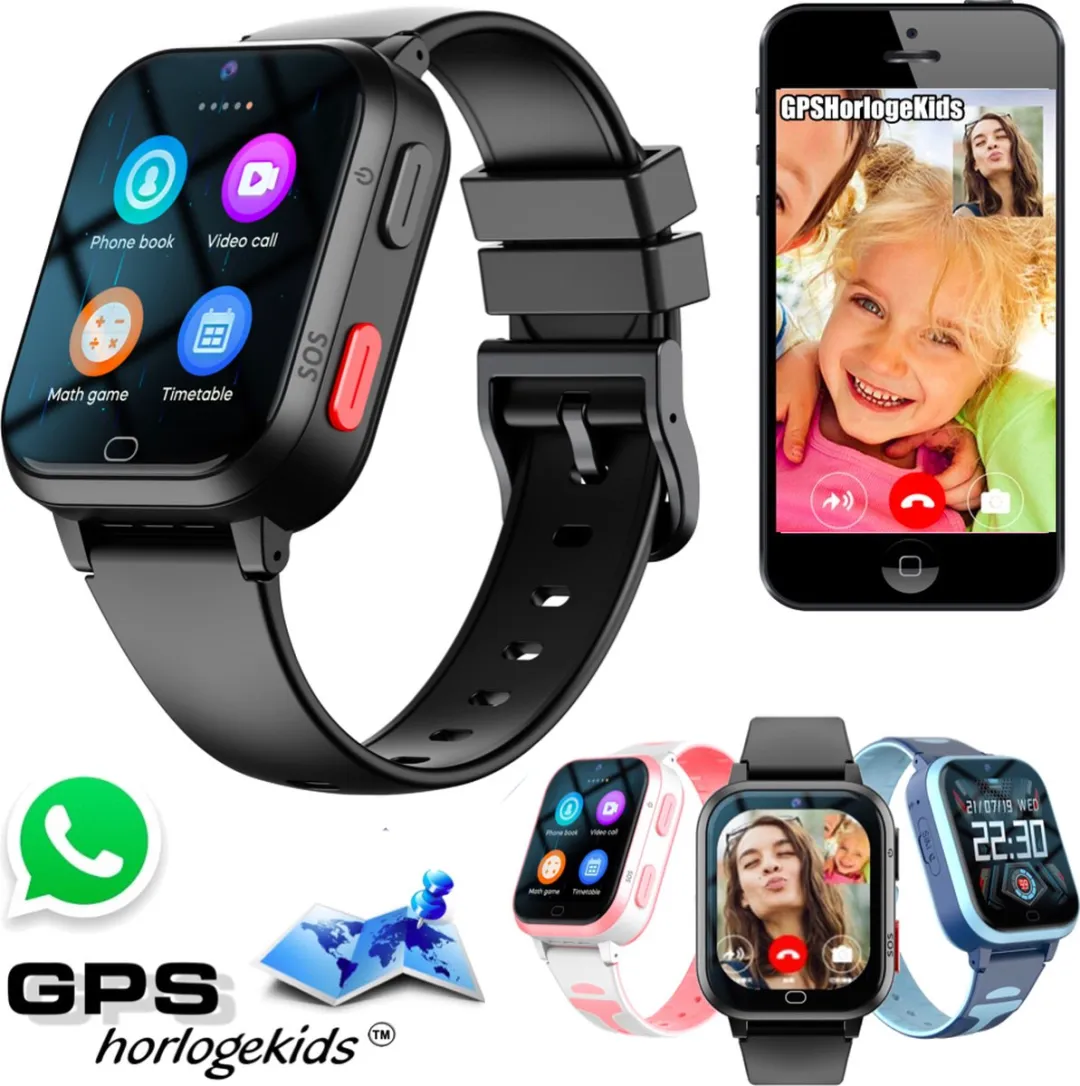 GPSHorlogeKids Yoda Zwart GPS Horloge