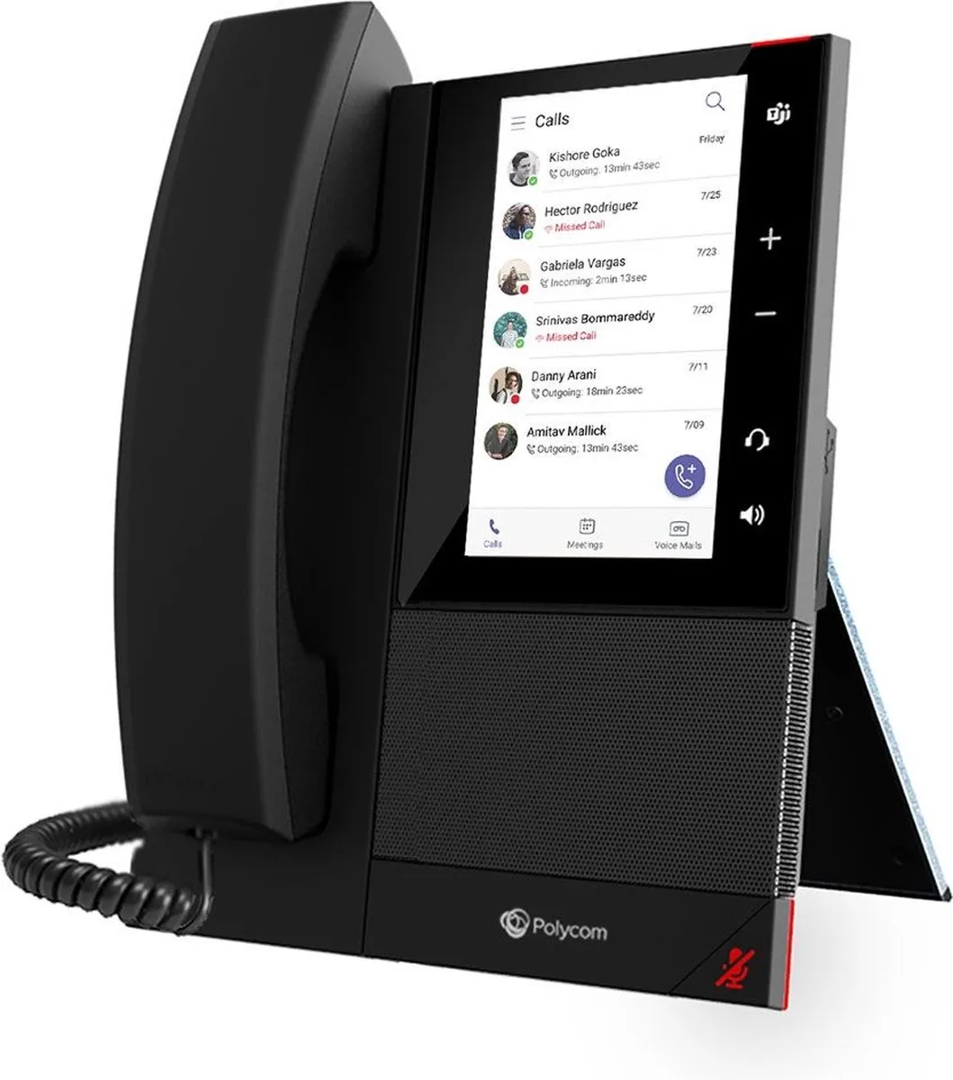 Poly CCX 500 IP Telefoon - 5 inch LCD - Zwart - afbeelding 6 van 6