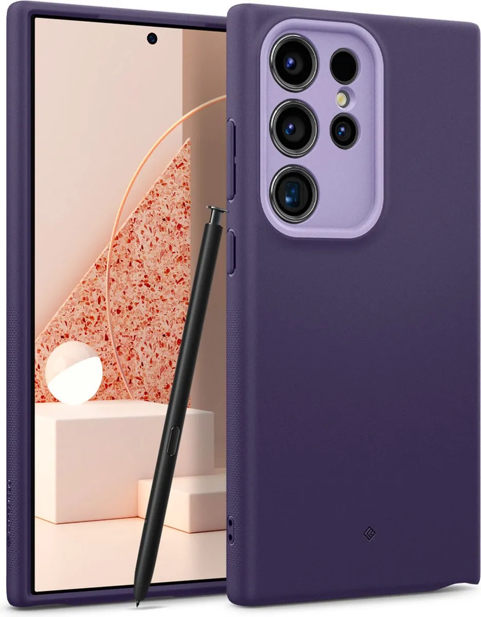 Spigen ACS07418 Case Galaxy S24 Ultra - Militaire valbescherming - Violet - afbeelding 5 van 6