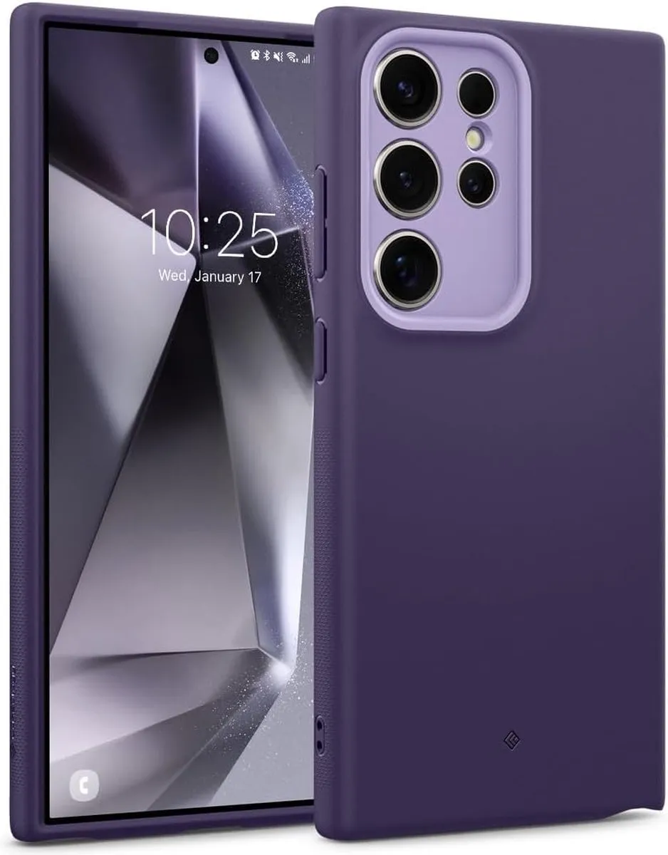 Spigen ACS07418 Case Galaxy S24 Ultra - Militaire valbescherming - Violet - afbeelding 4 van 6