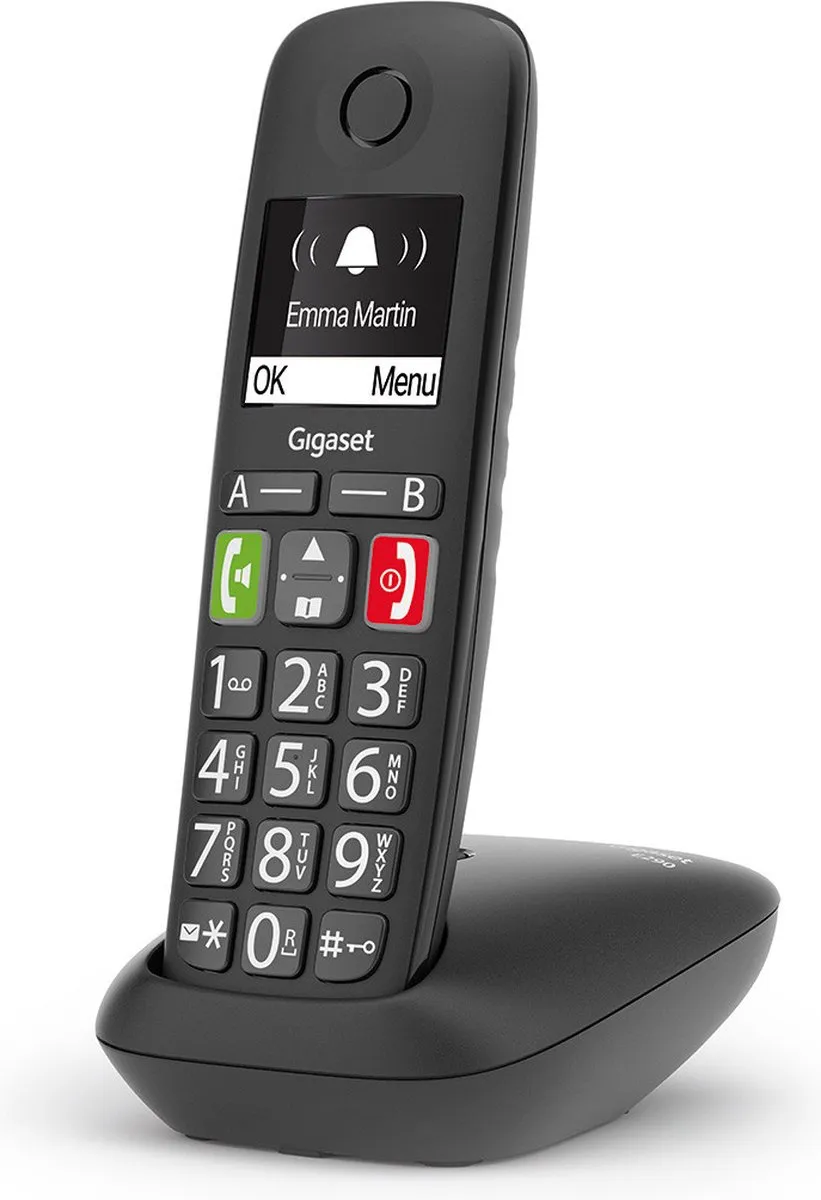 Gigaset S30852-H2901-D201 DECT Telefoon - 1 Handset - Wit/Zwart - afbeelding 6 van 6