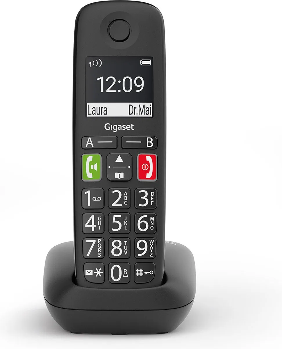 Gigaset S30852-H2901-D201 DECT Telefoon - 1 Handset - Wit/Zwart