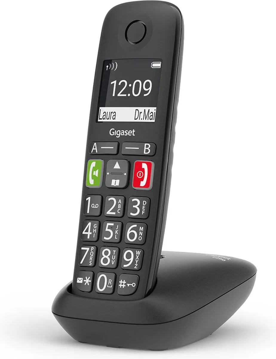 Gigaset S30852-H2901-D201 DECT Telefoon - 1 Handset - Wit/Zwart