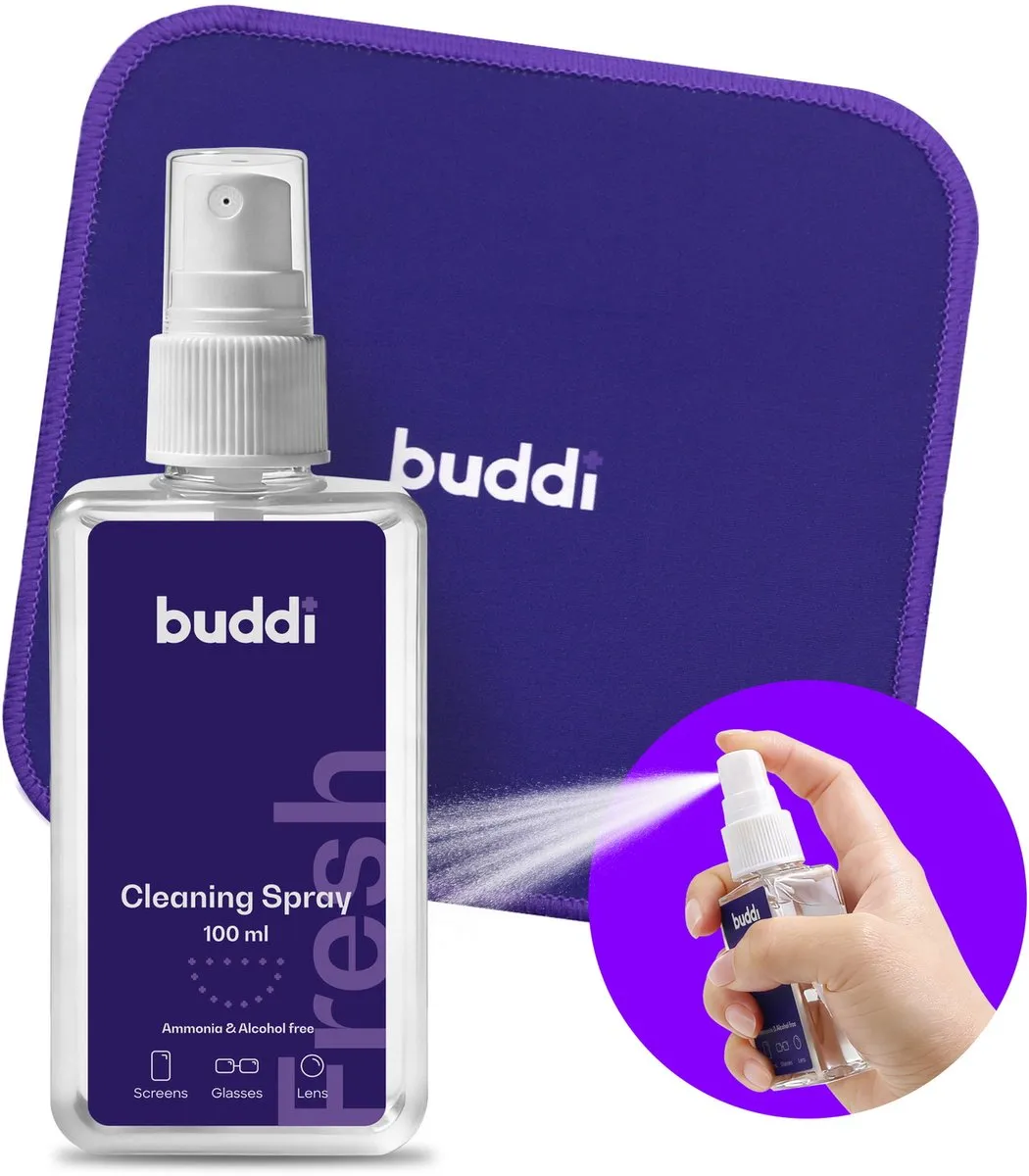 Buddi Fresh Schermreiniger Set 100ml