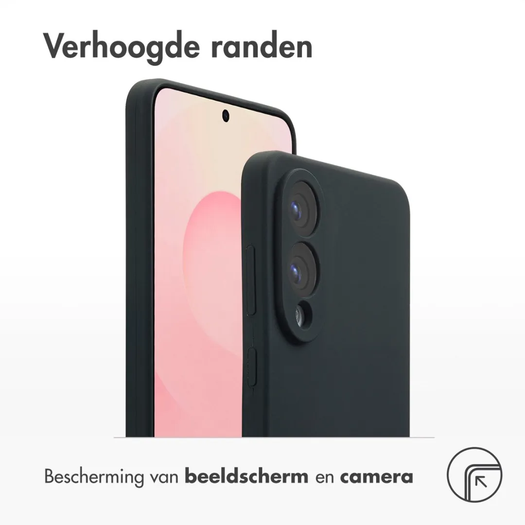Accezz Hoesje Samsung Galaxy S25 Edge - Zwart
